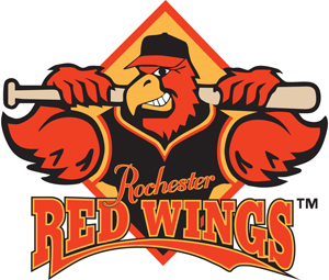 Rochester Red Wings 1997-2013 Primary Logo iron on paper